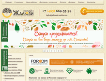 Tablet Screenshot of jalousie-online.ru